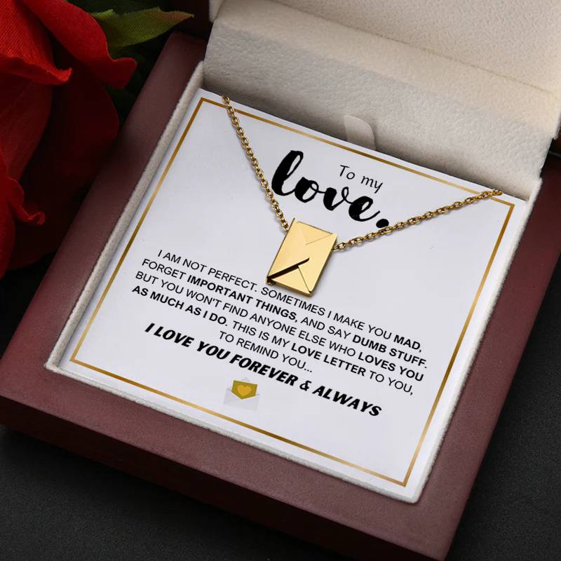 Love Letter Necklace - Premium Gift Box Set